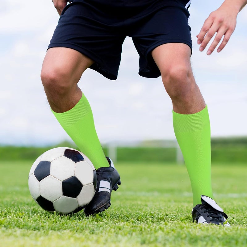 Ultrafun 2/4 Pairs Grip Soccer Socks Non Slip Knee High Compression Soccer Football Socks - Image 5
